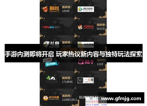手游内测即将开启 玩家热议新内容与独特玩法探索